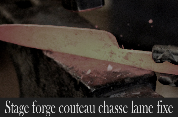 Stage de forge couteau lame fixe chasse ou cuisine sur 1 journees sans hébergement